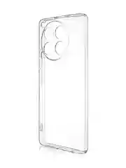 Прозрачный чехол для Tecno Camon 30, 30 5G силиконовый BROSCORP матовый/ прозрачный с защитой камер