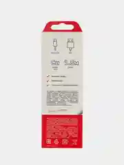Кабель REXANT, USB-A, micro USB, 1А, ПВХ, белый, 1,8 м
