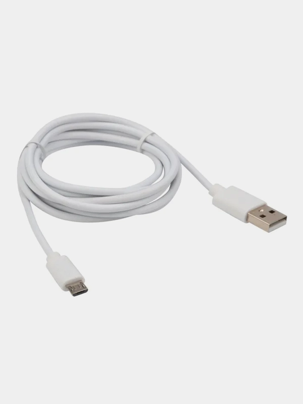 Кабель REXANT, USB-A, micro USB, 1А, ПВХ, белый, 1,8 м