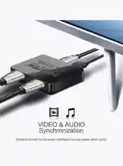 Переходник 4K HDMI Splitter 1x2 разветвитель, черный