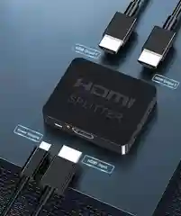 Переходник 4K HDMI Splitter 1x2 разветвитель, черный