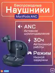 Синий беспроводные наушники Haylou MoriPods ANC