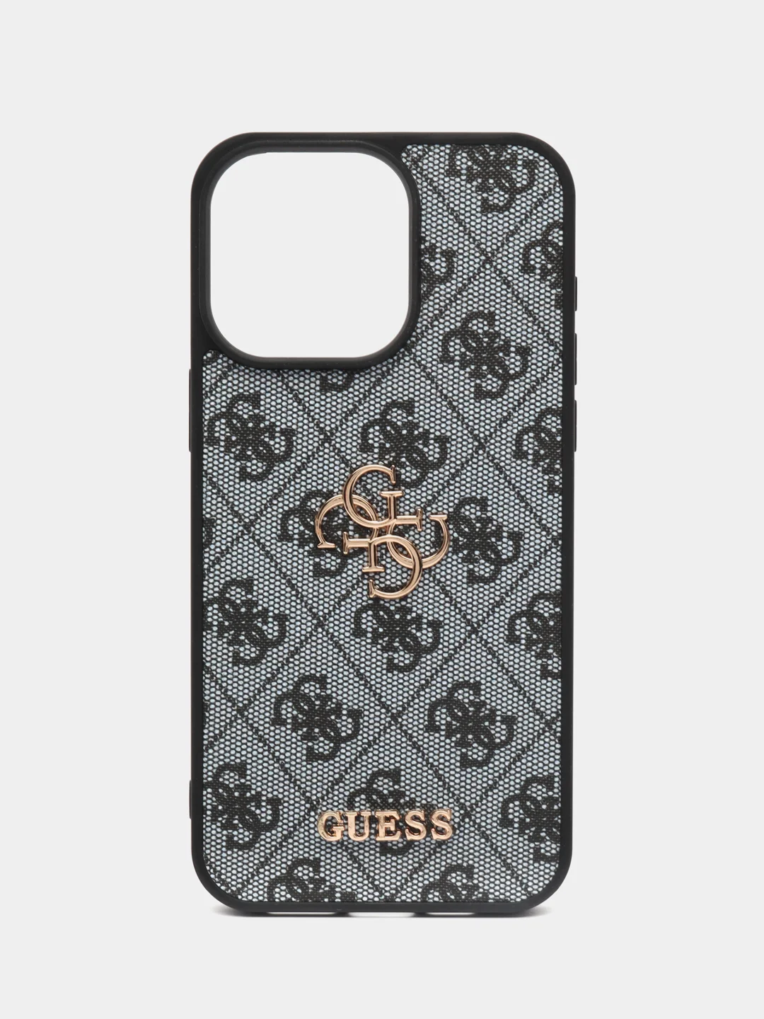 Синий чехол Guess PU leather iPhone 15 Pro Мах из экокожи синий