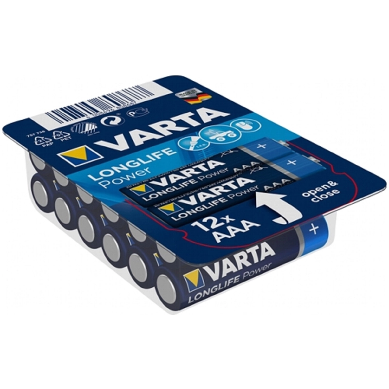 Батарейка AАA щелочная Varta LR3-12BOX Longlife Power в боксе 12шт. Big Box 04903301112