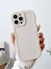 Белый чехол для iPhone 7,8,SE,XR,XS,11,12,13,14,15,Pro, Max, Plus, на айфон,бежевый, силиконовый