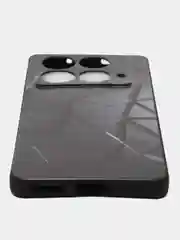 Тёмно-серый чехол для Infinix Note 40 4G с принтом, с рисунком (Инфиникс Нот 40 4 Джи)