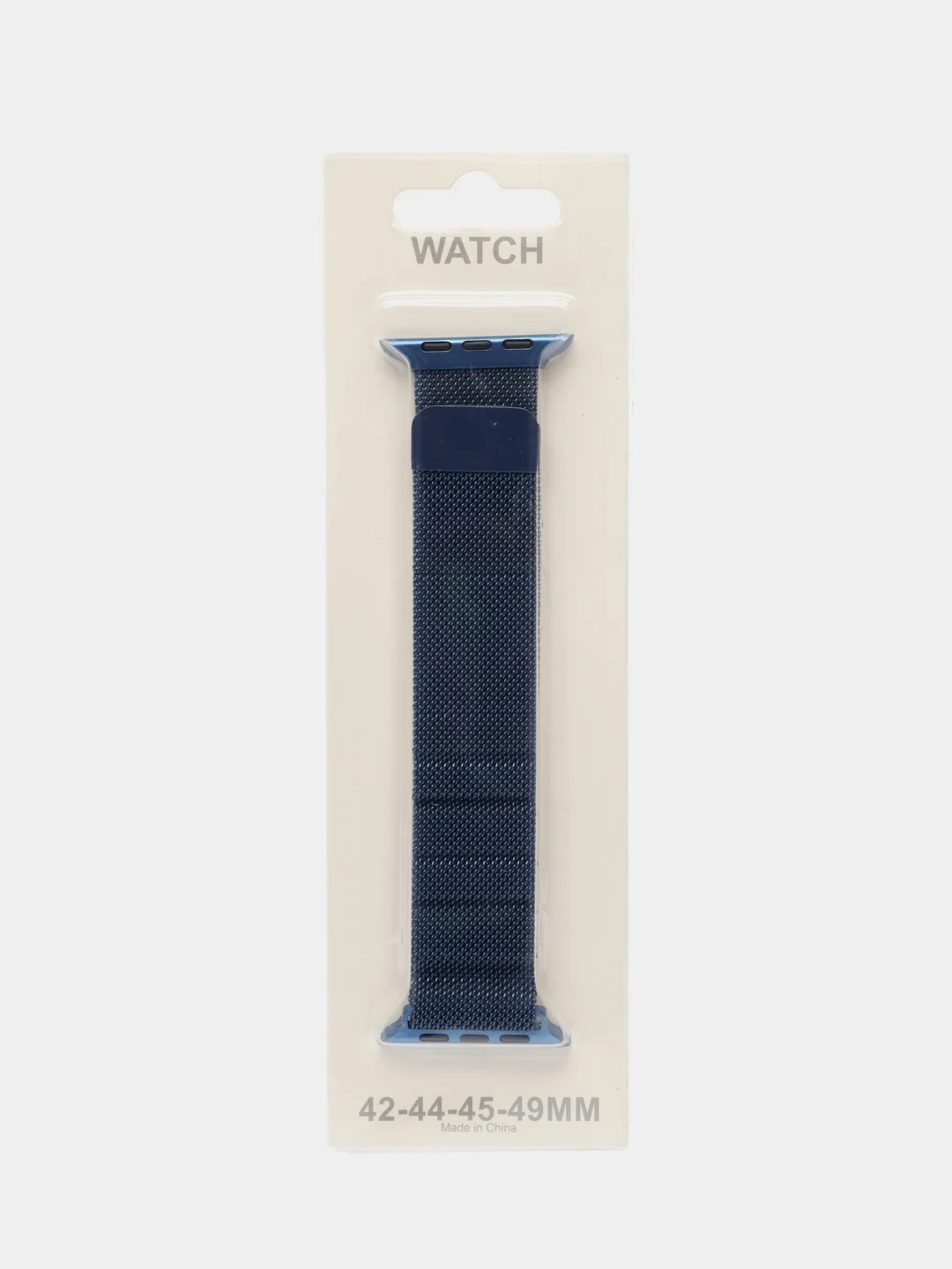 Темно-синий ремешок для смарт-часов Apple Watch, металлический, миланская петля, 38-49 мм