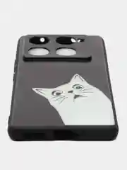 Бронзовый чехол для Infinix NOTE 40 Pro/40 Pro + Plus с принтом, с рисунком (Инфиникс Ноут 40 Про +)