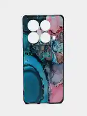Фуксия чехол для Infinix Note 40 4G с принтом, с рисунком (Инфиникс Нот 40 4 Джи)