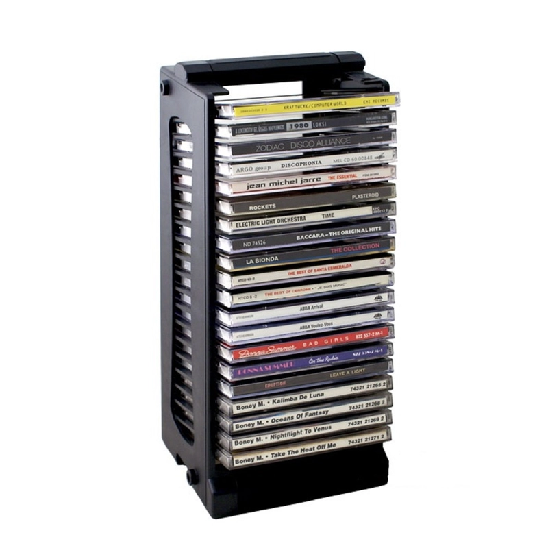 Подставка для CD дисков Sound Box на 21 бокс, чёрная CD-21MT