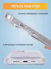 Прозрачный чехол для iPhone 11, 12, 13, 14, силиконовый для смартфона, с картхолдер, карман для карты
