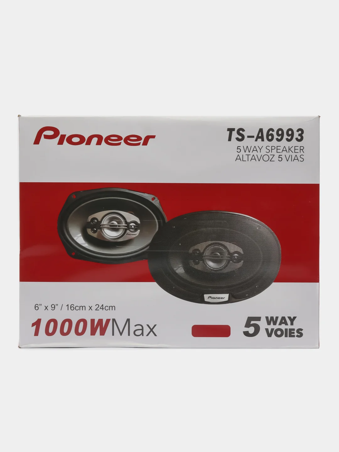 Автомобильные колонки овальные, динамики для авто 16 х 24 Pioneer TS-A6993 600W овалы 6 х 9