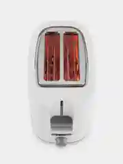 Тостер Hyundai HYT-2301, 800Вт, белый/серый