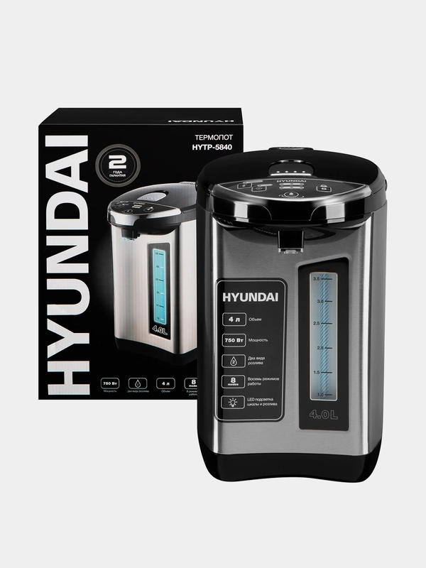 Термопот Hyundai HYTP-5840, 4 л, 750 Вт
