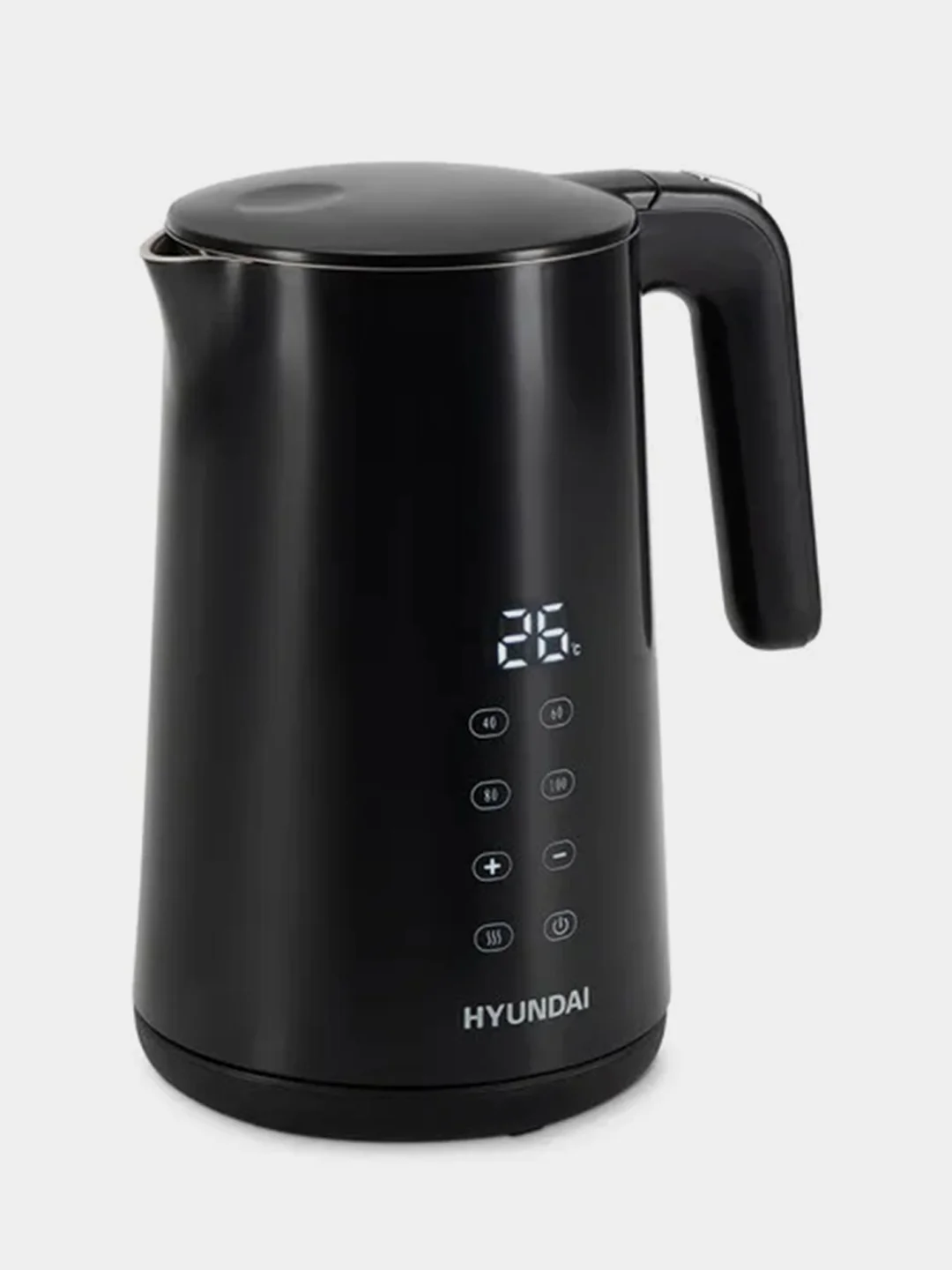 Электрический чайник Hyundai HYK-S4017, 1.7 л, 2200 Вт, черный