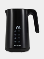 Электрический чайник Hyundai HYK-S4017, 1.7 л, 2200 Вт, черный