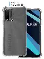 Прозрачный чехол для Xiaomi Redmi 9T противоударный силиконовый ROSCO прозрачный, защита камер, углов