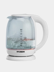 Чайник электрический Hyundai HYK-S3808, корпус из стекла, 1.7 л, 2200 Вт