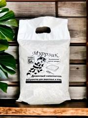 Древесный наполнитель для кошачьего туалета, для грызунов "Муррзик" 5 л