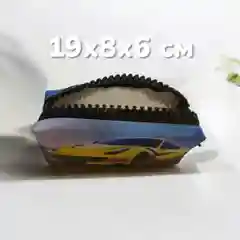 Пенал школьный для мальчика с широкой молнией