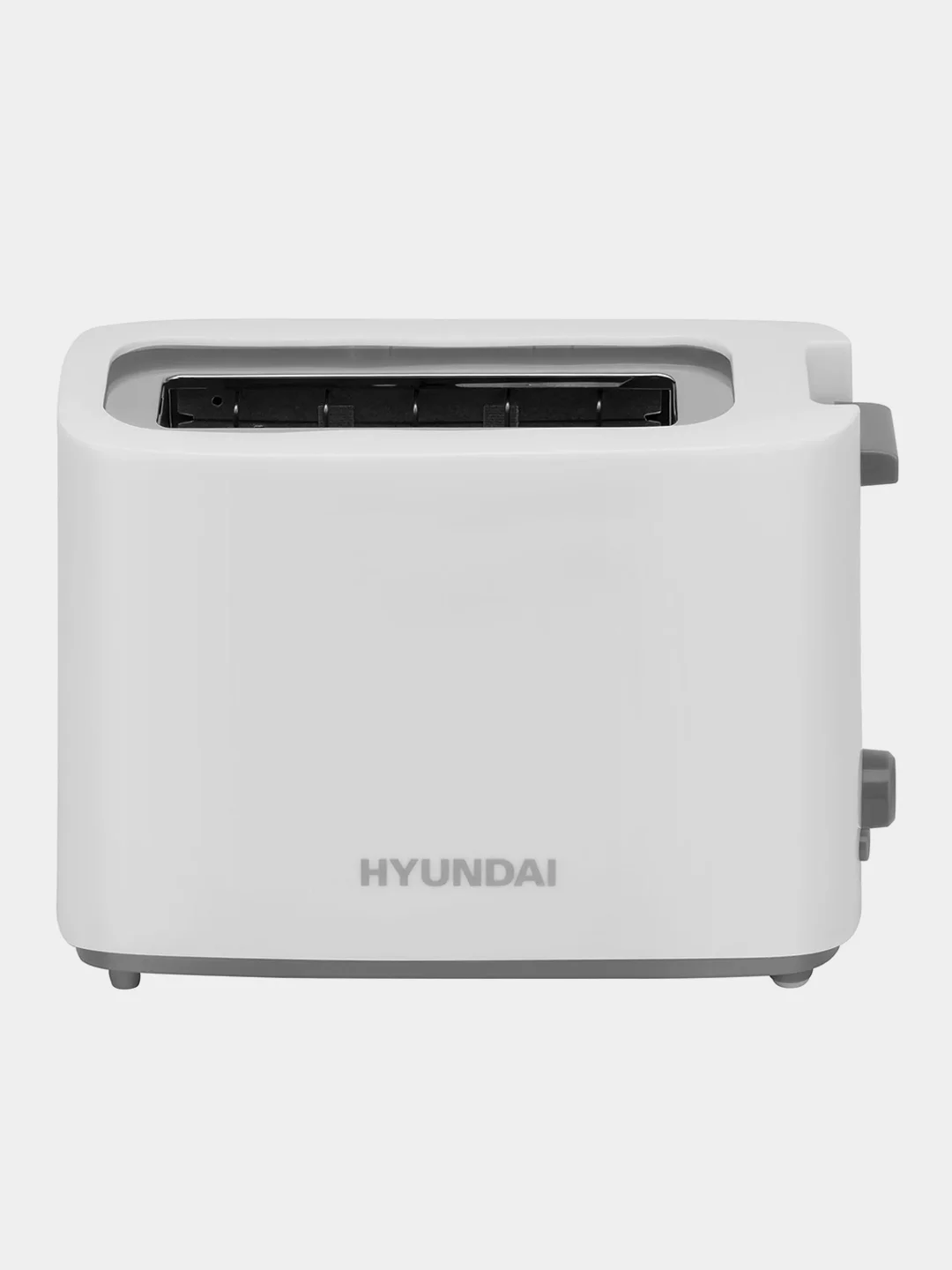 Тостер Hyundai HYT-8006, 500Вт, белый/серый