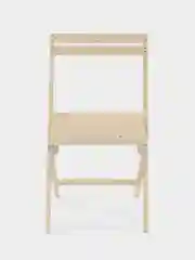 Кремовый складной стул деревянный