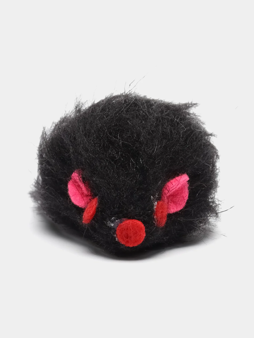 Игрушка для кошек "Мышь малая", 5 см, чёрная