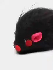 Игрушка для кошек "Мышь малая", 5 см, чёрная