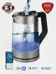 Электрический чайник Polaris PWK 1725CGLD Wi-Fi IQ Home, с регулировкой температуры, 1,7 л