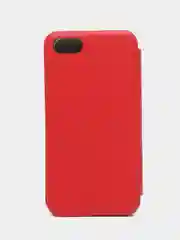 Красный чехол-книжка для Honor 10X Lite, 30, 30i, 7A, Y5 2018 с визитницей / отделом для карточки