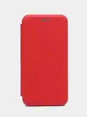 Красный чехол-книжка для Honor 10X Lite, 30, 30i, 7A, Y5 2018 с визитницей / отделом для карточки