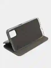 Серый чехол-книжка для Samsung A01 Core, A5 2016, A51 4G, J5 2017, M31S, M51 с визитницей