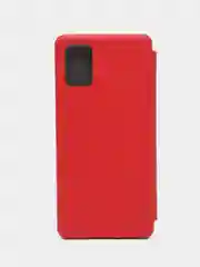 Красный чехол-книжка для Samsung A01 Core, A5 2016, A51 4G, J5 2017, M31S, M51 с визитницей