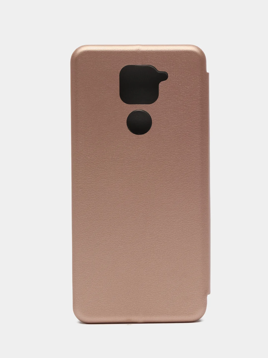 Золотой чехол-книжка для Xiaomi Redmi 9A, 9C, Note 9, Mi 9T с визитницей / отделом для карточки