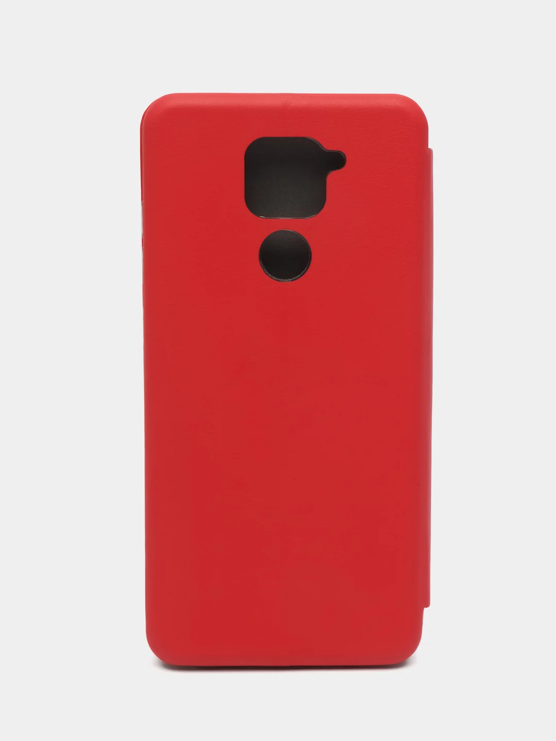 Красный чехол-книжка для Xiaomi Redmi 9A, 9C, Note 9, Mi 9T с визитницей / отделом для карточки