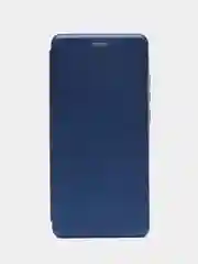 Синий чехол-книжка для Xiaomi Redmi 9A, 9C, Note 9, Mi 9T с визитницей / отделом для карточки
