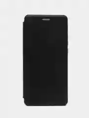 Черный чехол-книжка для Xiaomi Redmi 9A, 9C, Note 9, Mi 9T с визитницей / отделом для карточки