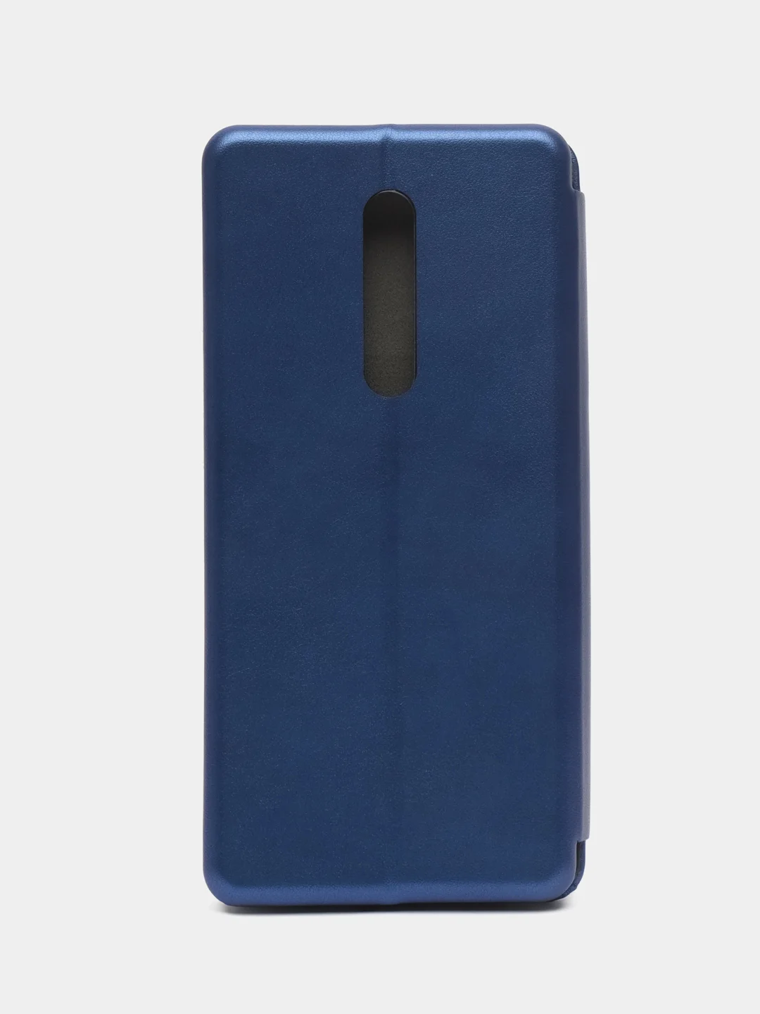 Синий чехол-книжка для Xiaomi Redmi 9A, 9C, Note 9, Mi 9T с визитницей / отделом для карточки