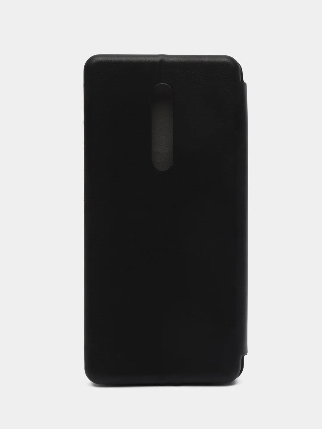 Черный чехол-книжка для Xiaomi Redmi 9A, 9C, Note 9, Mi 9T с визитницей / отделом для карточки