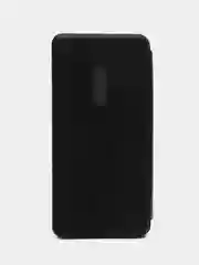 Черный чехол-книжка для Xiaomi Redmi 9A, 9C, Note 9, Mi 9T с визитницей / отделом для карточки