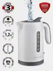 Белый электрический чайник Polaris PWK 1220C Water Way Pro