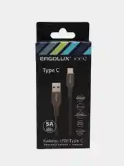 Серый кабель Type-c быстрая зарядка