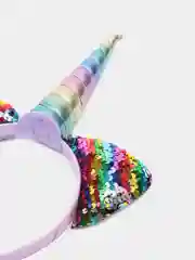 Разноцветный ободок с подсветкой Единорог