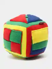 Игрушка для собак нюхательный кубик, разноцветный, 15 см