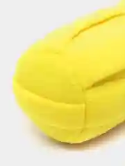 Игрушка для собак поисковый нюхательный валик с гремелкой, желтый, 20 см