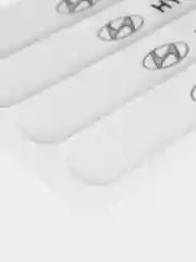 Защитные наклейки на дверную ручку автомобиля Hyundai, силиконовые 4in