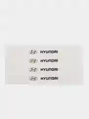 Защитные наклейки на дверную ручку автомобиля Hyundai, силиконовые 4in