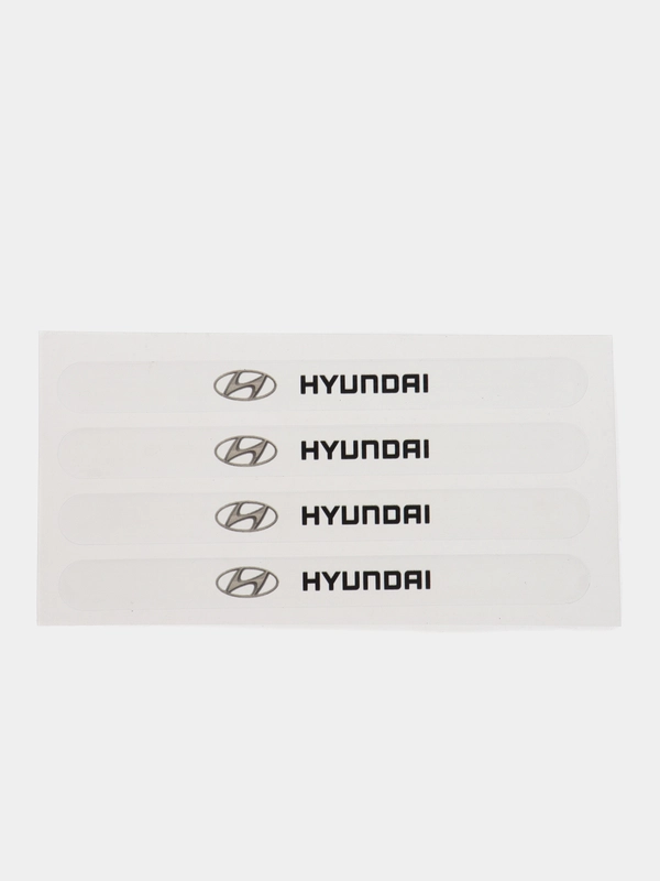 Защитные наклейки на дверную ручку автомобиля Hyundai, силиконовые 4in