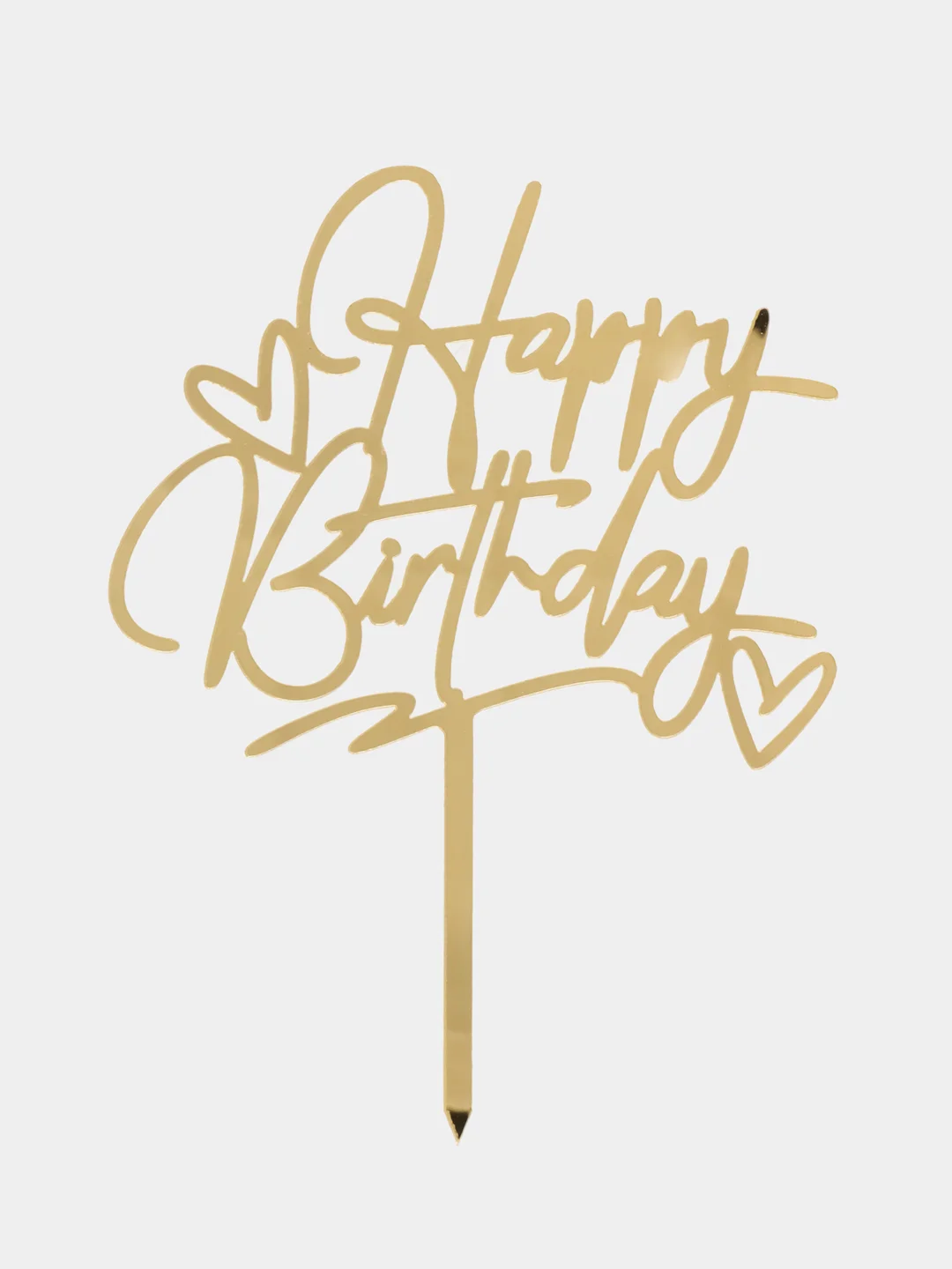 Лимонный топпер для торта Happy Birthday