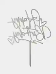 Лимонный топпер для торта Happy Birthday